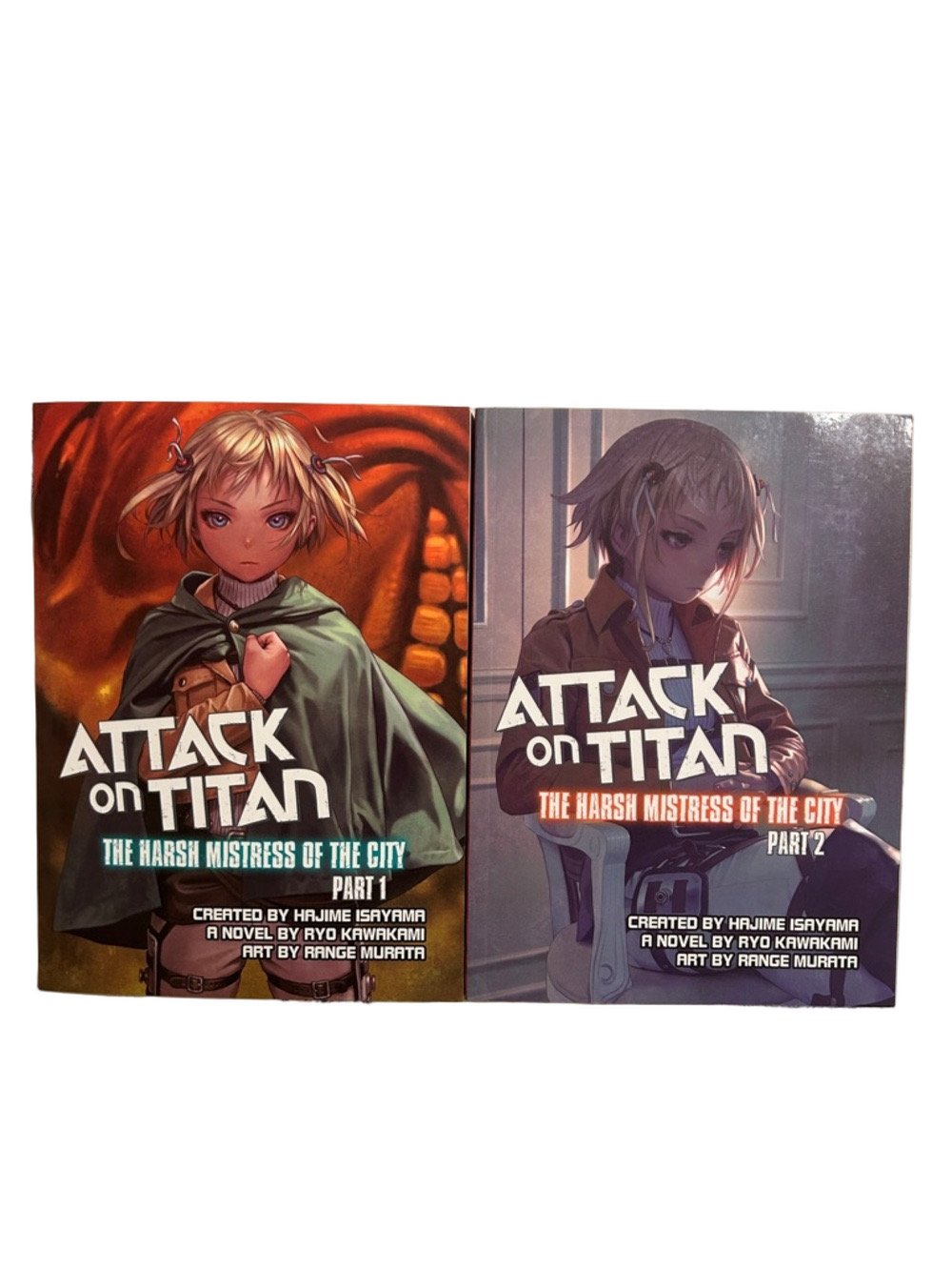 Attack on Titan: The Harsh Mistress of the City Parts 1 & 2 - Paperback Set NEW